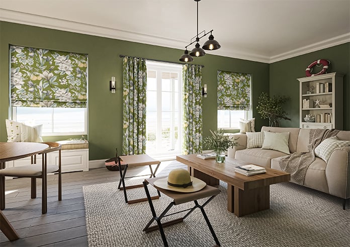 Lavish, Moss - Twist&Fit Roman Blind - Image 7